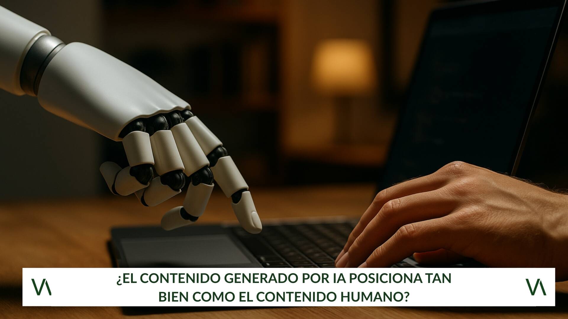 ¿El contenido generado por IA posiciona tan bien como el contenido humano?