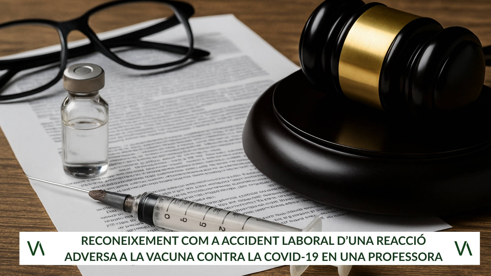Reconeixement com a accident laboral d’una reacció adversa a la vacuna contra la COVID-19 en una professora