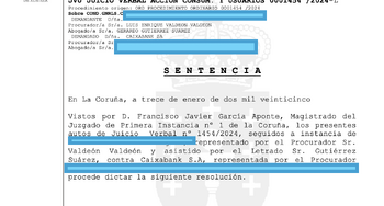 SENTENCIA CONTRA CAIXABANK