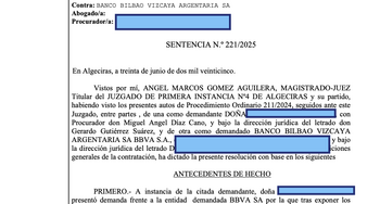 NUEVA SENTENCIA EN ALGECIRAS