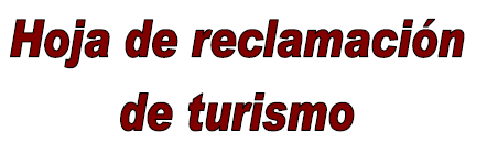 Hoja de reclamaciones turismo