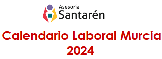 Calendario laboral Murcia 2024
