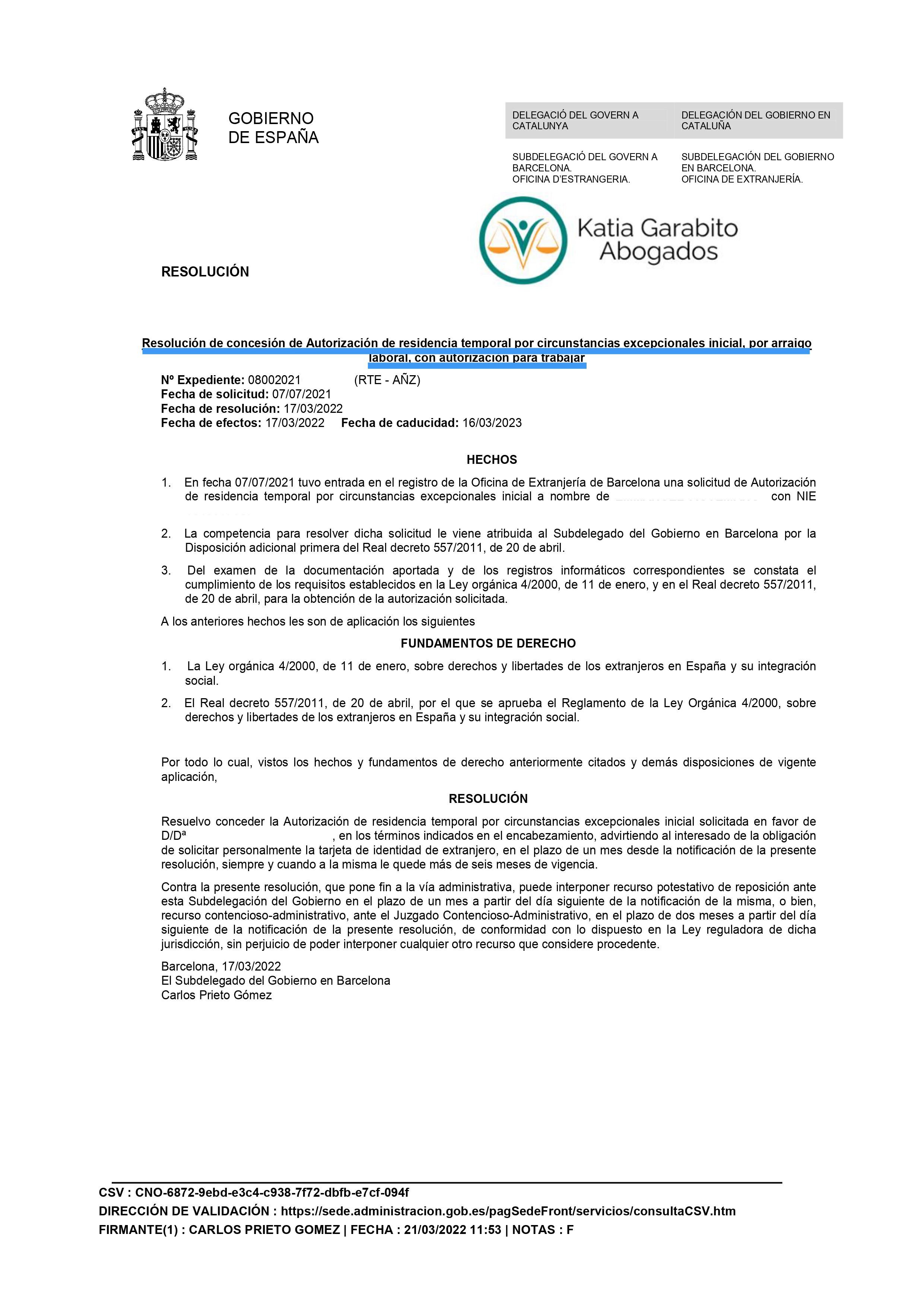 Nueva Sentencia de Arraigo Laboral: La relación laboral no tiene por qué haber sido en los dos años anteriores a la fecha de presentación de la solicitud