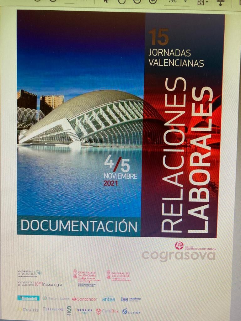 15ª Jornadas Valencianas de Relaciones Laborales