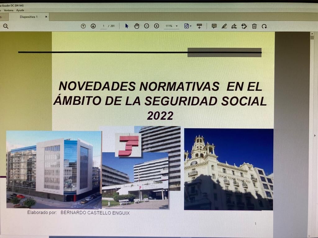 Jornada sobre las novedades normativas en el ámbito de la Seguridad Social, las novedades en los presupuestos generales del Estado y la reforma laboral