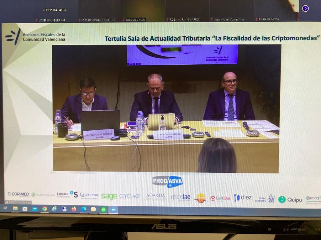 Balaguer Assessors asiste a la Tertulia Tributaria sobre “La Fiscalidad de las Criptomonedas”