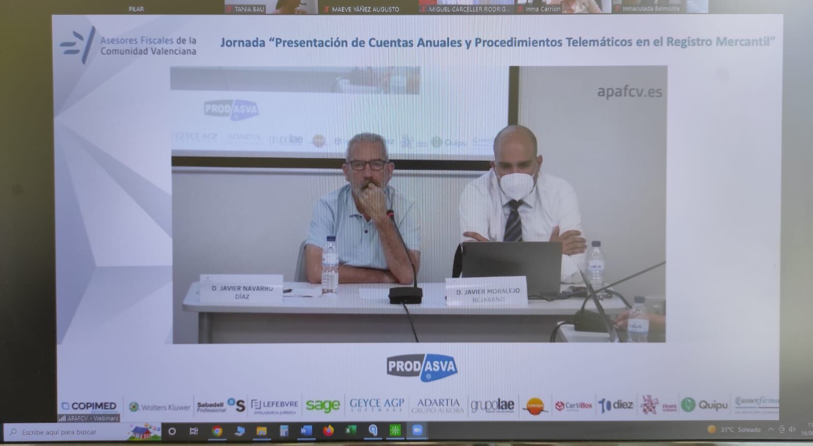 Jornada en streaming 'Presentación de Cuentas Anuales y Procedimientos Telemáticos en el Registro Mercantil'
