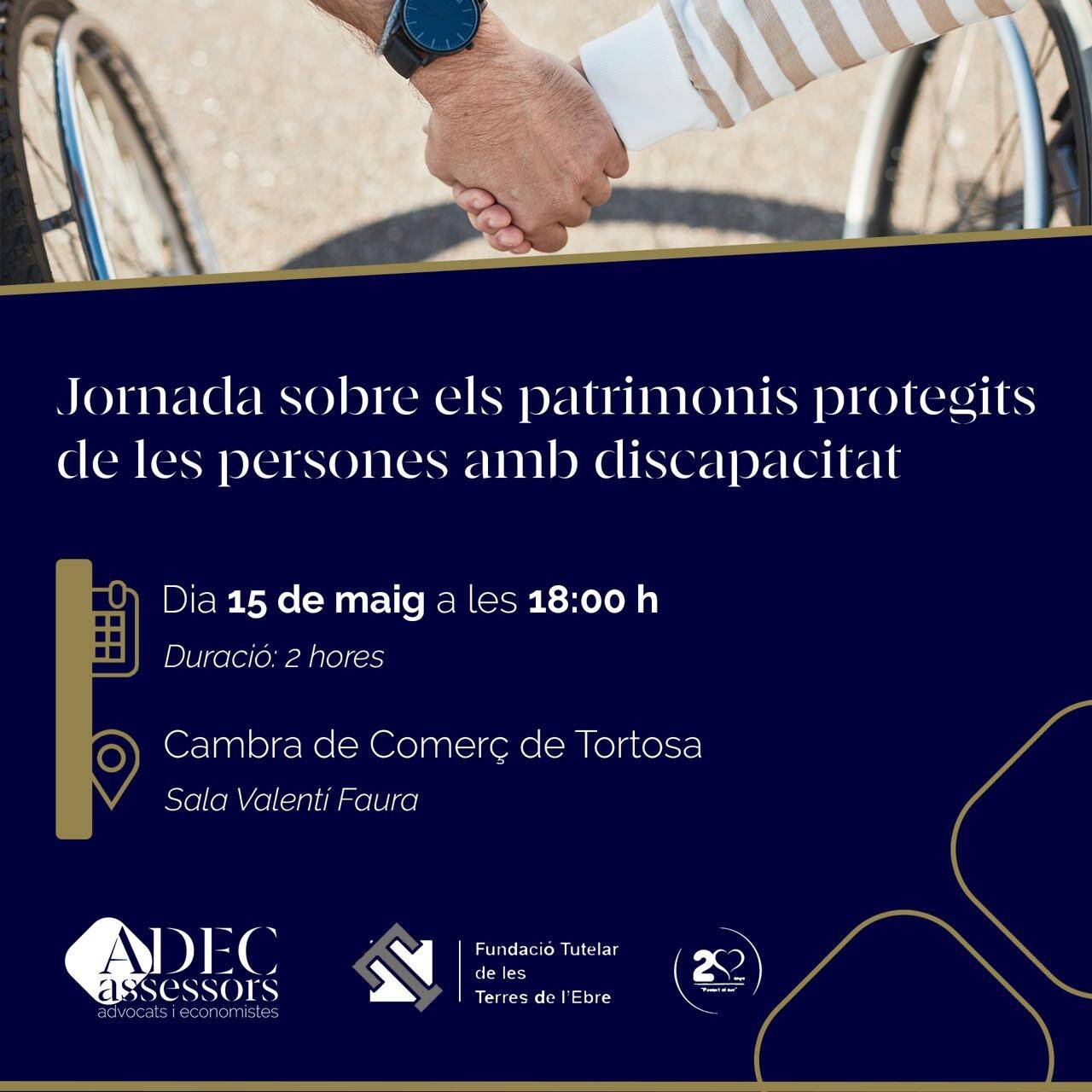 ADEC ORGANITZA UNA JORNADA SOBRE PATRIMONIS PROTEGITS DE LES PERSONES AMB DISCAPACITAT