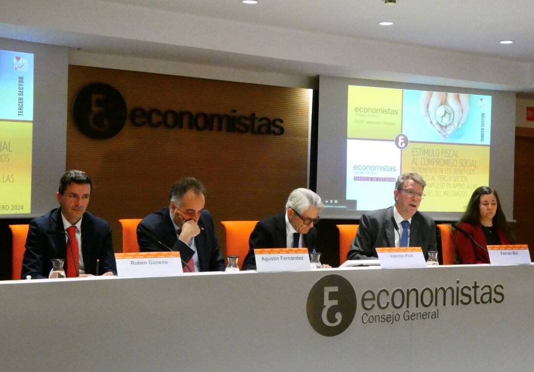 FERRAN BEL PARTICIPA AL CONSEJO GENERAL DE ECONOMISTAS DE ESPAÑA EN UN ACTE SOBRE LA TRIBUTACIÓ DEL MECENATGE.